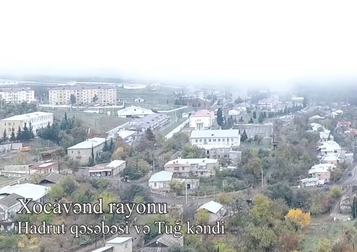 Xocavənd rayonunun işğaldan azad olunan Hadrut qəsəbəsi və Tuğ kəndi - VİDEO