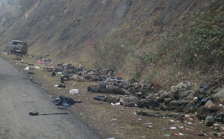 Şuşadan 150 erməni hərbçinin cəsədi çıxarıldı, yüzlərlə cəsəd...