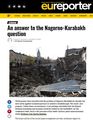 “EU Reporter”: Azərbaycan regionda yeni reallıq yaratdı