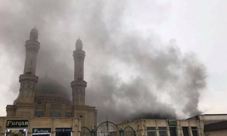 FHN: Bakıda baş verən yanğın söndürüldü - FOTO
