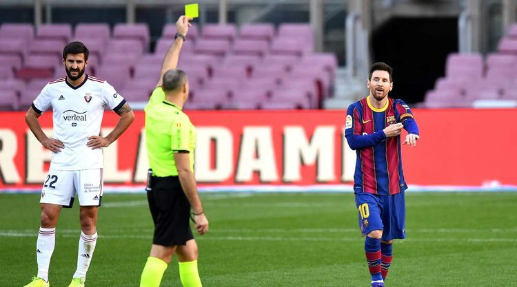 Messi qolu Maradonaya həsr edib, sarı vərəqə alıb - FOTO