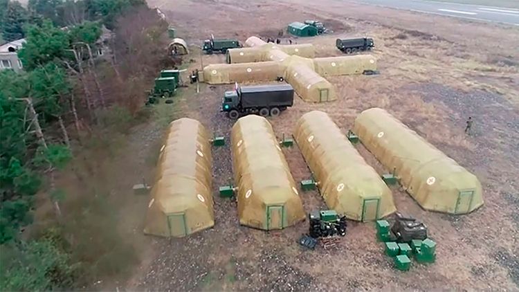 Rusiya Müdafiə Nazirliyi Qarabağda səhra hospitalı açdı