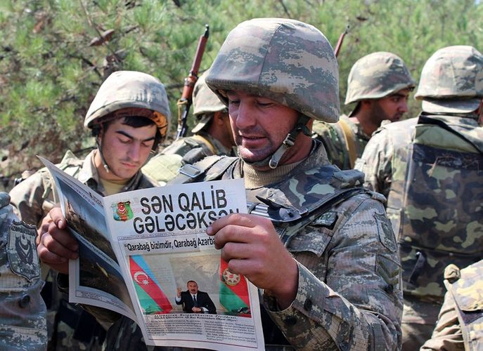 Cəbhə bölgəsində təbliğat-təşviqat işləri əməliyyat şəraitinə uyğun həyata keçirilir