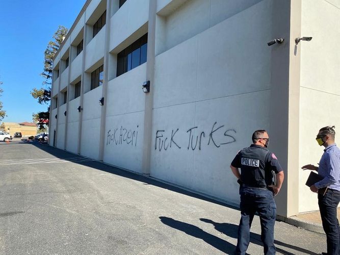 Ermənilər Kaliforniyada azərbaycanlılara qarşı vandalizm aktı törətdi
