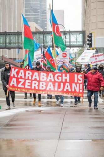 ABŞ-ın iki ştatında erməni terroruna qarşı aksiya keçirilib - FOTO