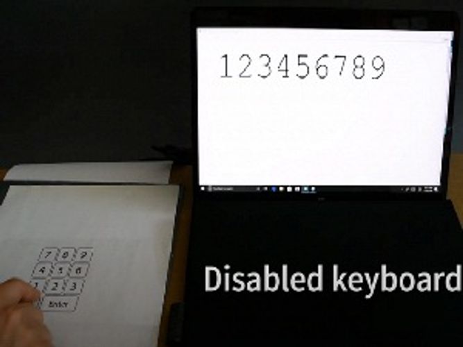 “Bluetooth”la işləyən KAĞIZ KLAVİATURA