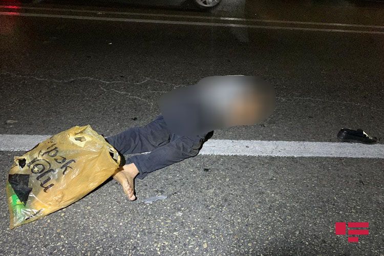 Bakıda evakuator piyadanı vurub - FOTO