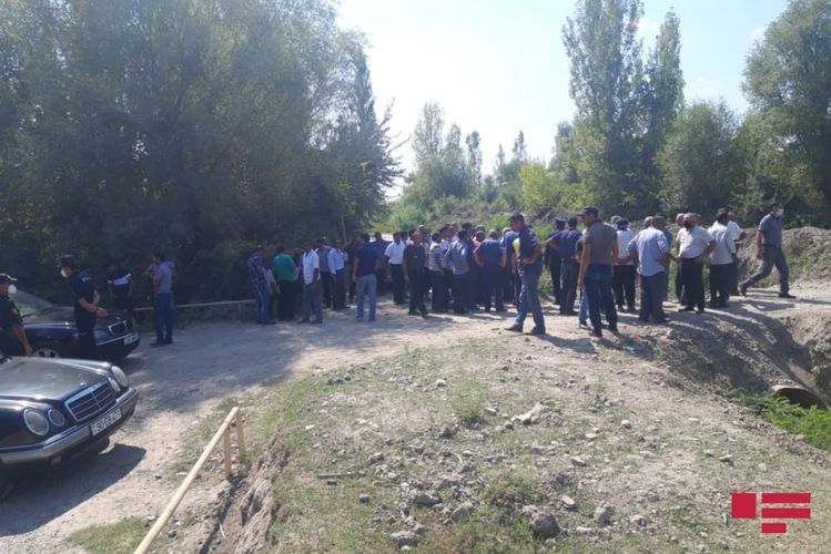 Ucarda içməli su probleminə görə aksiya keçirildi - FOTO