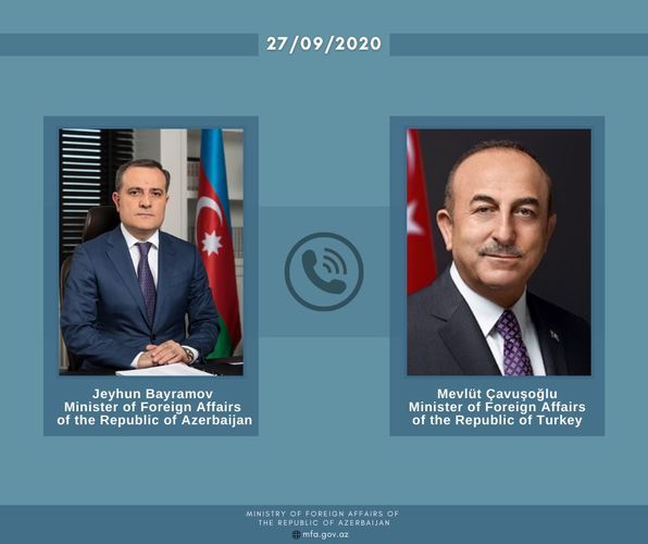 Ceyhun Bayramovla Çavuşoğlu arasında telefon danışığı olub - RƏSMİ - YENİLƏNİB