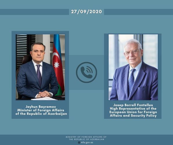 Ceyhun Bayramovun Cozef Borelə telefon danışığı oldu