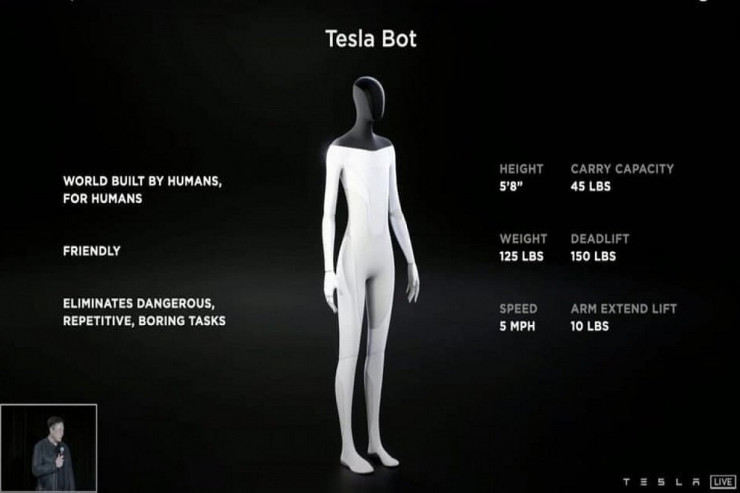 "Tesla Bot" adlı robot