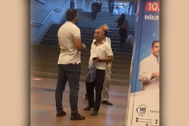 Mülki geyimli polislər metroda: tibbi maska taxmayanlar... - VİDEO 