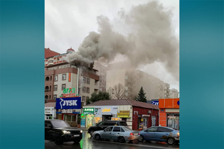 Bakıda məşhur restoranda  YANĞIN:  zəhərlənənlər var - FOTO  + VİDEO 