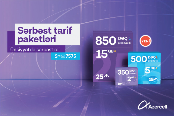 “Azercell Telekom” MMC yeni Sərbəst tariflərini təqdim edir