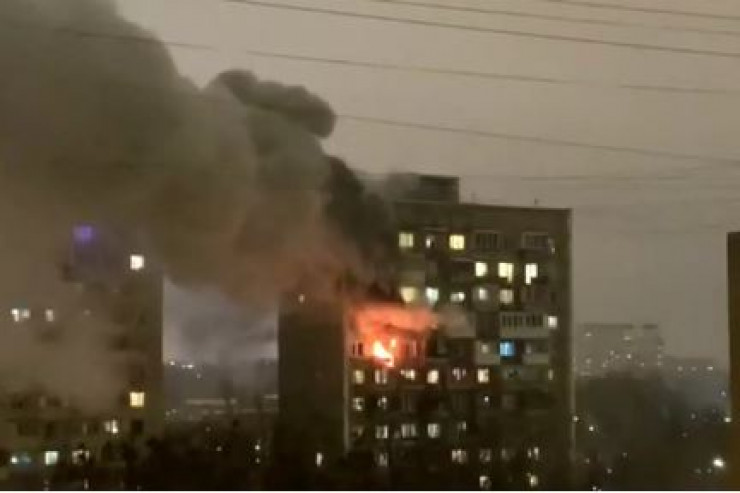 Moskvada iki binada yanğın: ölən, xəsarət alanlar var 
