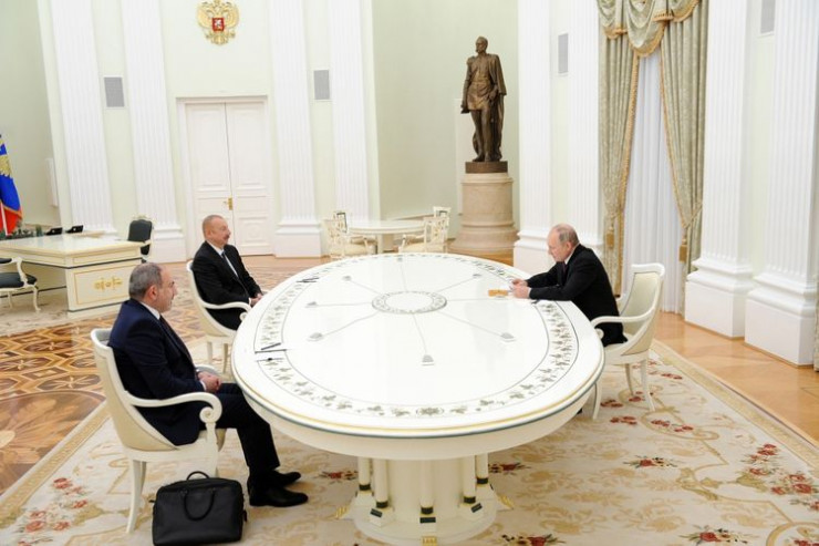 Moskvada İlham Əliyev, Putin və Paşinyanın üçtərəfli görüşü başa çatdı - -YENİLƏNİB  -VİDEO 