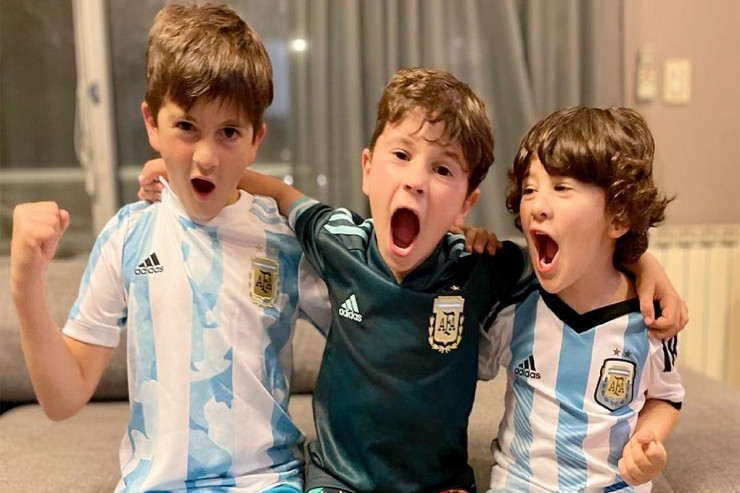 Lionel Messinin oğlanları - Tyaqo, Mateo və Çiro