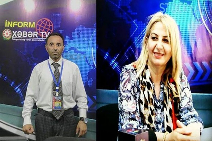“İnform Xəbər TV”nin rəhbəri Azər Kazımov və işçisi Rübabə Vəliyeva
