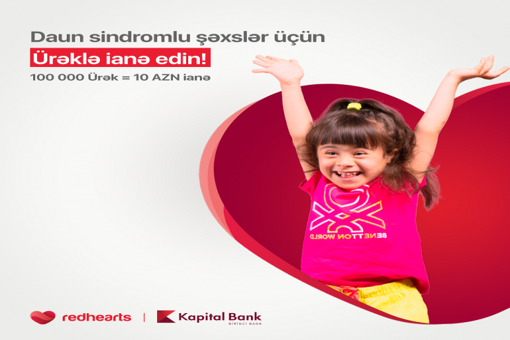 Kapital Bank və “Qırmızı Ürəklər” uşaqlar üçün sosial aksiya həyata keçirib