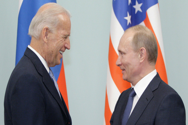 Rusiya Prezidenti Vladimir Putin və ABŞ Prezidenti Co Bayden