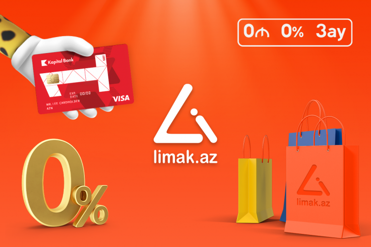 “Limak”da “BirKart”la sifariş et -  3 aya ödə! 