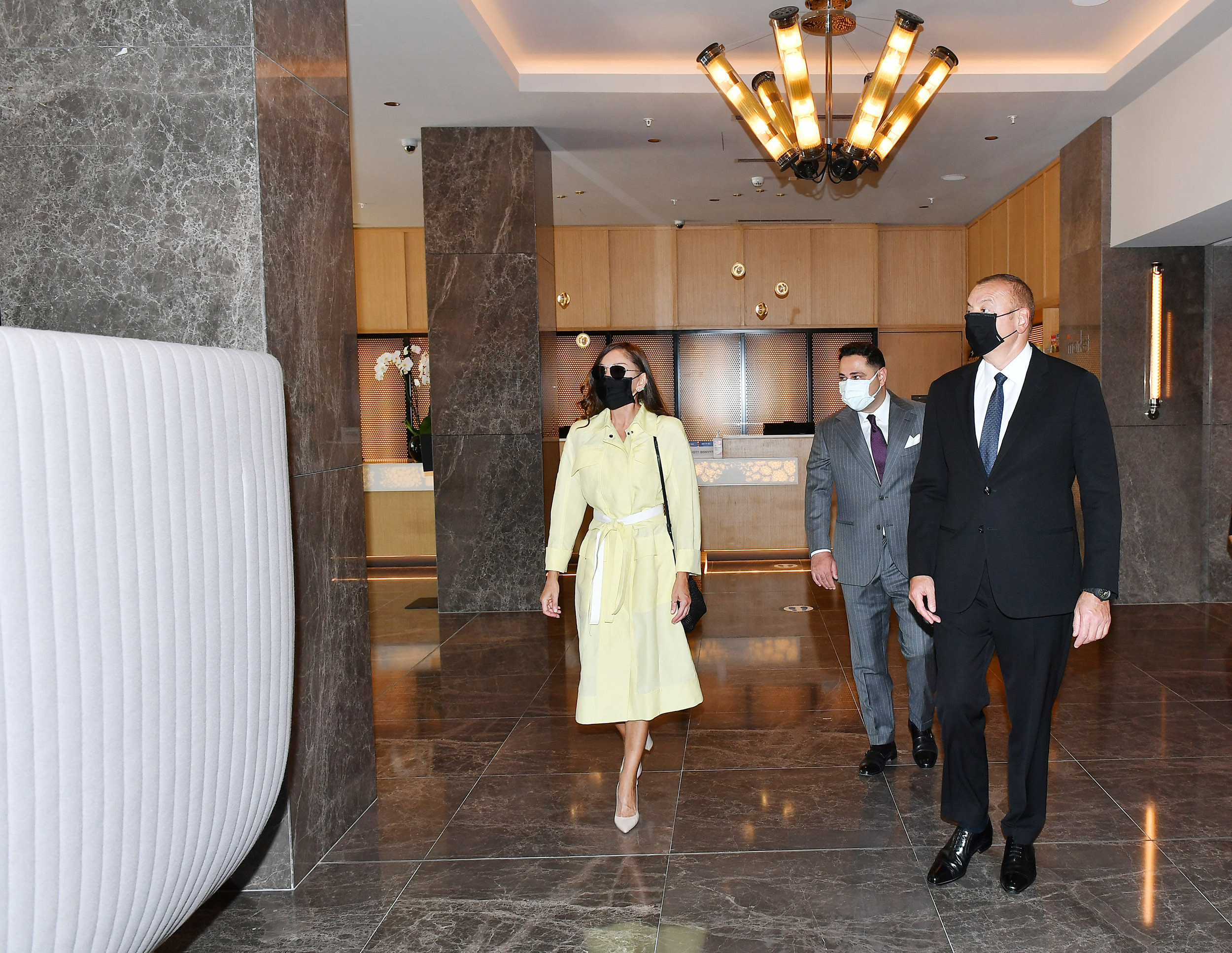 İlham Əliyev otel açılışında -  FOTO 