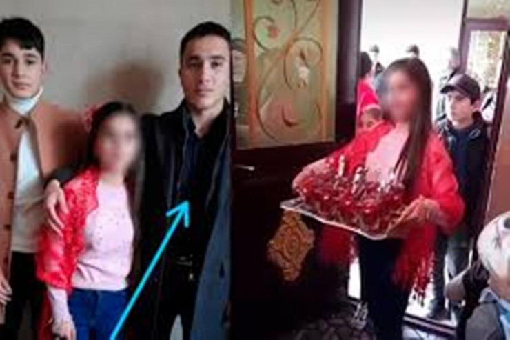 Gürcüstanda 11 yaşlı azərbaycanlı qızın nişan mərasimi