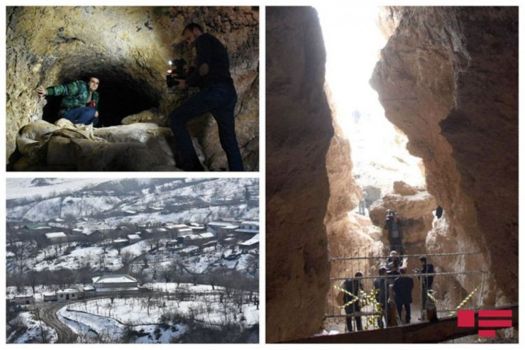 Hadrut qəsəbəsi, Axıx mağarası