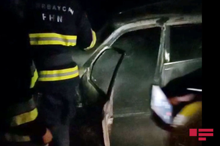 İdarəetmədən çıxan maşın ALIŞDI  - FOTO 