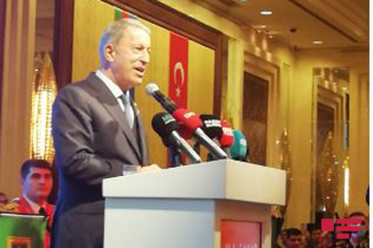 Hülusi Akar: "Türkiyə haqlı mübarizəsində Azərbaycanın yanında olmağa davam edəcək" 
