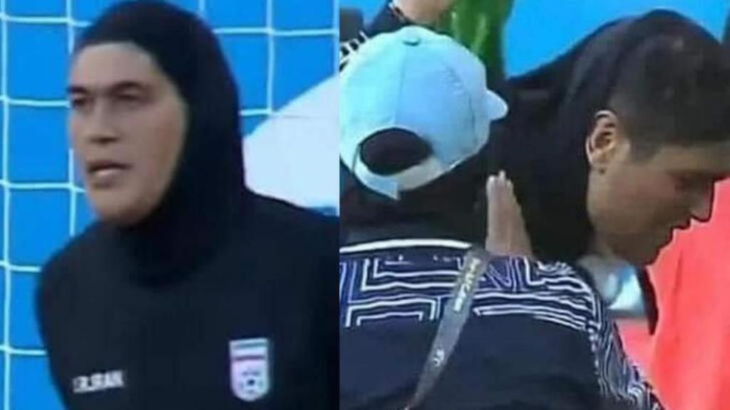 İranın qadın futbolçularının qapıçısı KİŞİ ÇIXDI   - VİDEO 