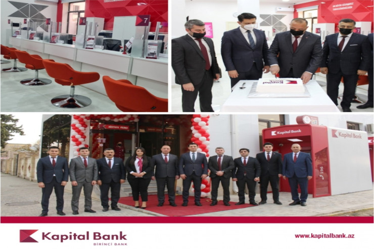 "Kapital Bank" yenilənən Ağstafa filialını istifadəyə verdi