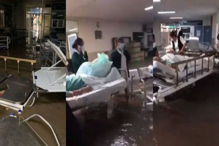 Meksikada xəstəxananı su basması nəticəsində 16 xəstə öldü