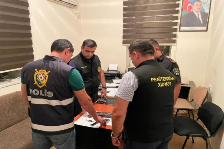 Müalicə müəssisəsində cəza çəkən məhkumdan silah götürüldü