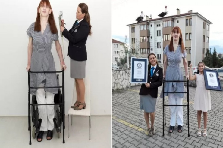 Dünyanın  ən uzunboylu qadını:   Daha 3 rekord