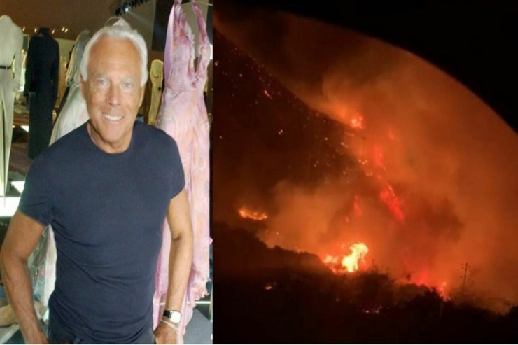 Corco Armaninin evi yandı, modelyer adanı tərk etdi - VİDEO 