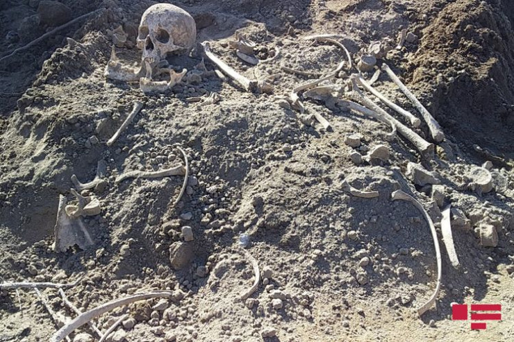 Bakıda qadın skeleti  tapıldı