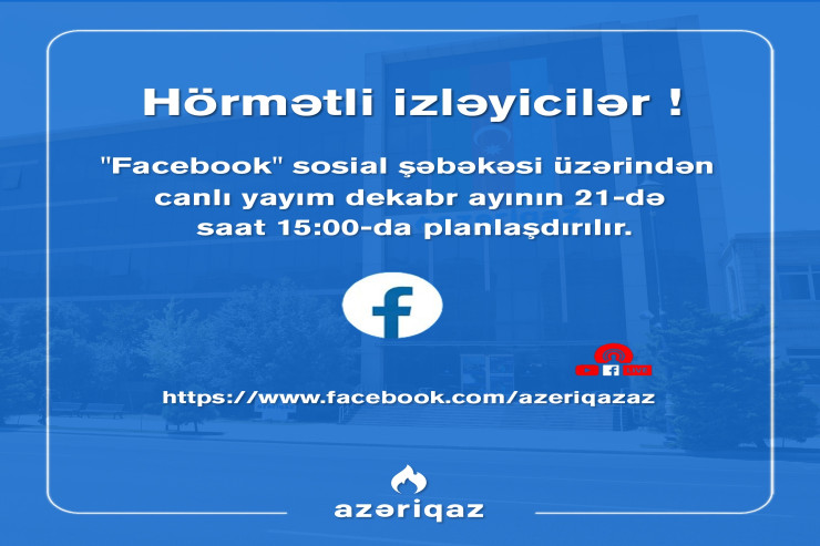 “Azəriqaz” rəhbərliyi canlı yayım  KEÇİRƏCƏK 