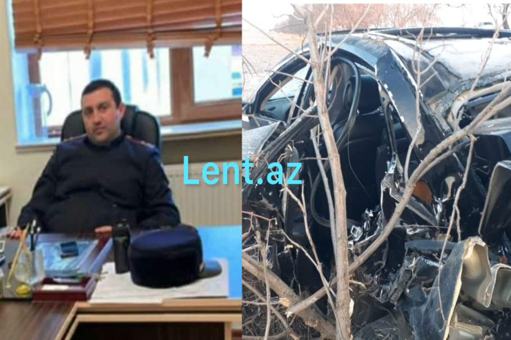 Rəis müavininin öldüyü qəzadan FOTOLAR 