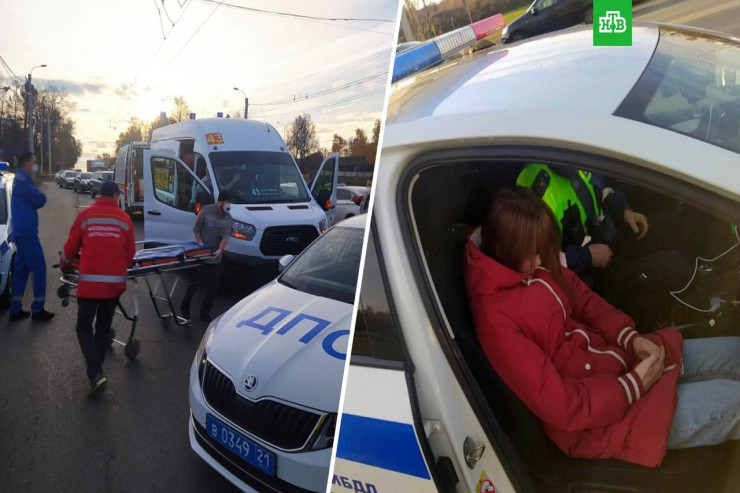 Qadın bıçağı avtobus sürücüsünün boğazına sancdı – TƏHLÜKƏLİ ANLAR 