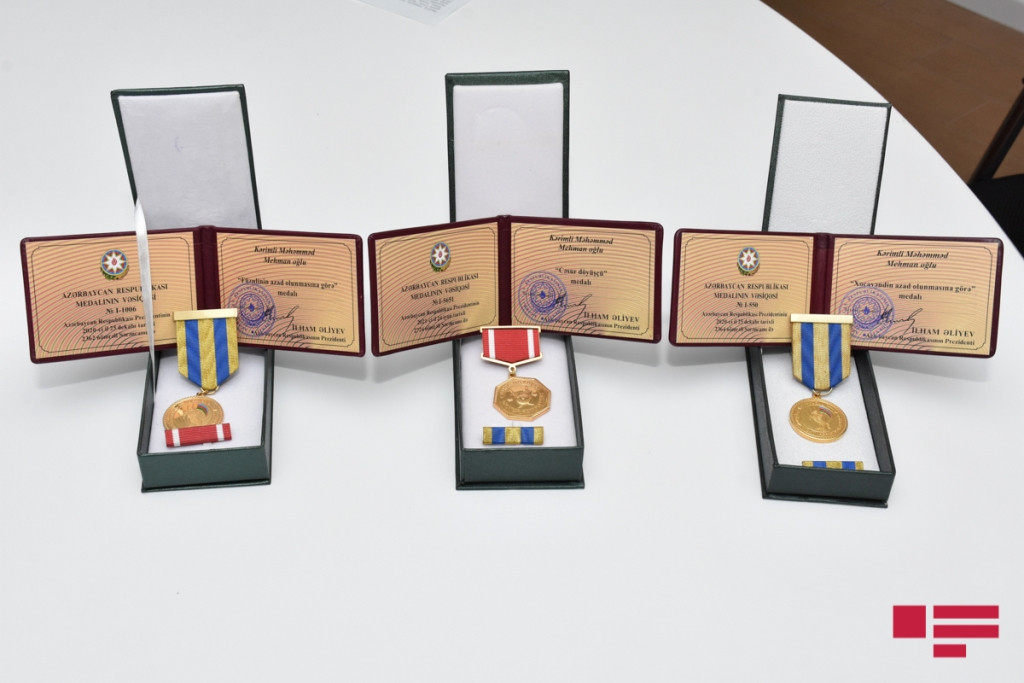 Qazi-həkim Məhəmməd Kərimlinin medalları