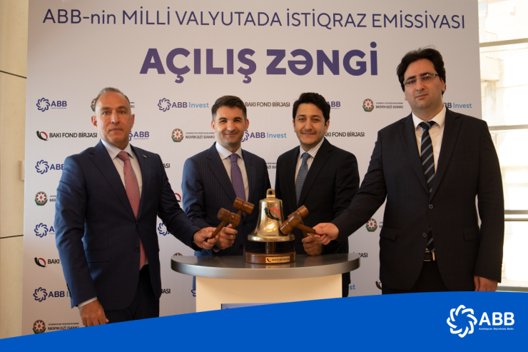 ® ABB-nin manatla istiqraz emissiyasının “Açılış Zəngi” oldu