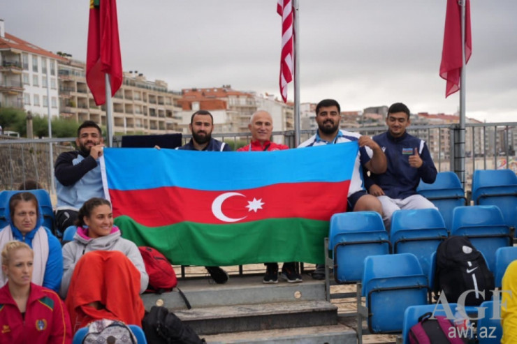 Çimərlik güləşçilərimiz 3 medal qazandı