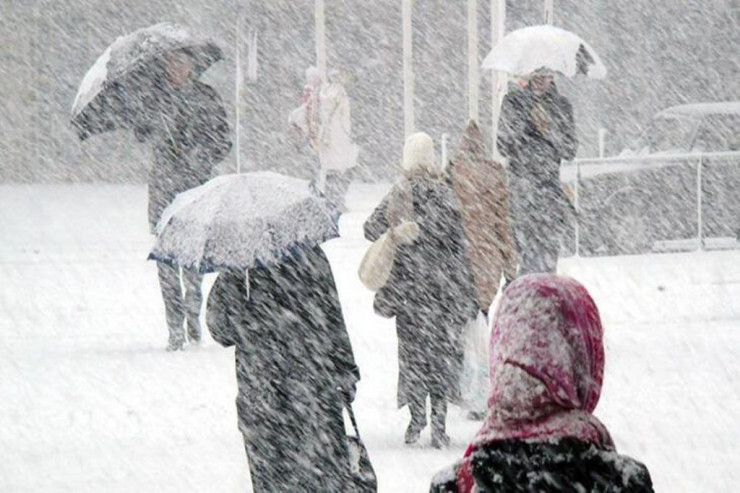 Hava  XƏBƏRDARLIĞI:   Güclü külək əsəcək, qar yağacaq