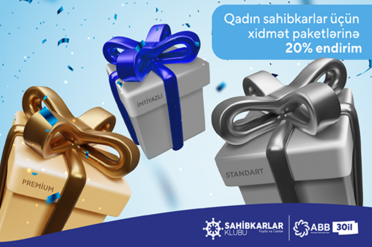 ABB-dən qadın sahibkarlara 20 faiz endirim® 