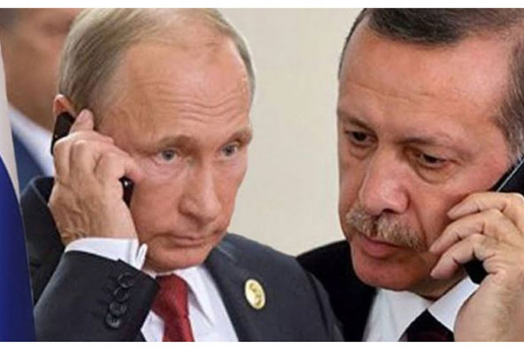 Türkiyə Prezidenti Rəcəb Tayyib Ərdoğan, Rusiya Prezidenti Vladimir Putinlə telefon danışığı