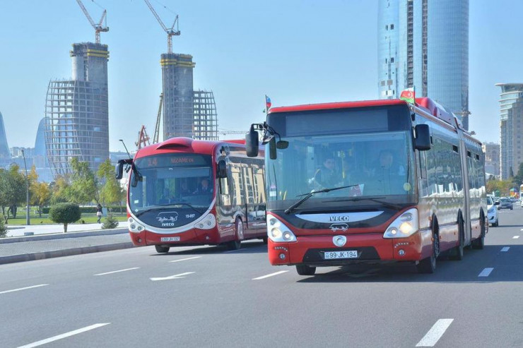 Bakıda 2 avtobus marşrutunun hərəkət sxemi  DƏYİŞDİRİLDİ