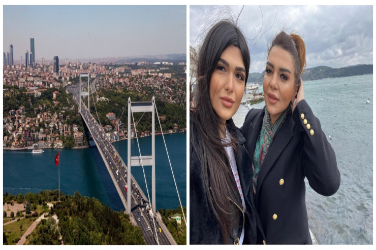 Xalq artisti  qızı ilə İstanbula getdi - FOTO 