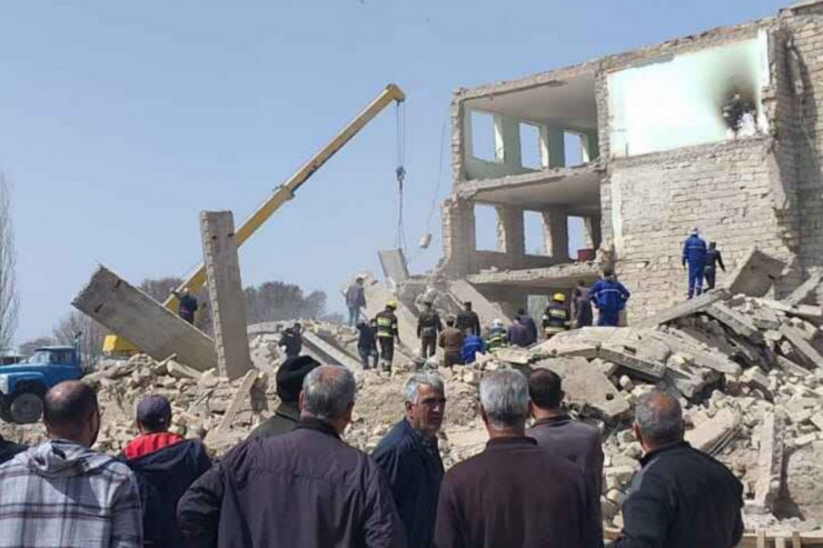 Naxçıvanda məktəbin çökməsi nəticəsində ölənlərin sayı 4-ə çatdı - ADLAR  - YENİLƏNİB 