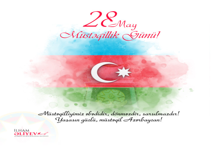 Prezident İlham Əliyev 28 May-Müstəqillik Günü ilə bağlı paylaşım etdi